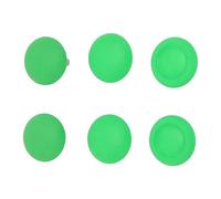 Bewinner Cubierta de Botón de Joystick 3D para Controlador, 6 en 1, Ajustable, Tapas Antideslizantes para Agarre de Pulgar, Color Naranja (Green)
