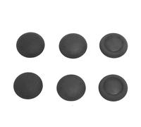 Bewinner Cubierta de Botón de Joystick 3D para Controlador, 6 en 1, Ajustable, Tapas Antideslizantes para Agarre de Pulgar, Color Naranja (Black)