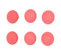 Bewinner Cubierta de Botón de Joystick 3D para Controlador, 6 en 1, Ajustable, Tapas Antideslizantes para Agarre de Pulgar, Color Naranja (Pink)