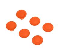 Bewinner Cubierta de Botón de Joystick 3D para Controlador, 6 en 1, Ajustable, Tapas Antideslizantes para Agarre de Pulgar, Color Naranja (Orange)