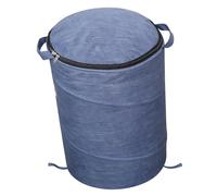 Bewinner Cubo de Almacenamiento de Juguetes con Tapete de Juego Extraíble, Organizador Plegable de 13.4x16.5 Pulgadas para Bloques de Construcción y Animales de Peluche, Liviano con Asas Dobles (BLUE)