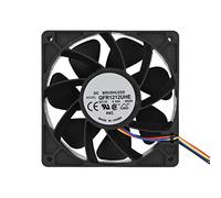 Bewinner DC 12V 5.0A 7500RPM Reemplazo del Ventilador de Refrigeración Conector de 4 Pines para Antminer S7 S9, 120 Mm X 120 Mm X 37 Ventilador de Servidor con Rodamiento de Bolas Doble de Alta