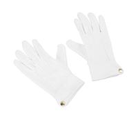 Bewinner de Billar Profesional Snap Cuff Blanco Poliéster Algodón para Árbitros, Uniforme 2 Piezas