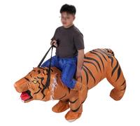 Bewinner Disfraz Inflable de Tigre, Divertido Disfraz de Animal Completo para Adulto, de Halloween para Mujer y Hombre, Divertido para Fiesta de Halloween, Cosplay