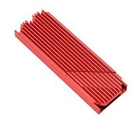 Bewinner Disipador de Calor SSD M.2 2280, Disipador de Calor PS5 M.2 Enfriador SSD, Disipador de Calor SSD M.2 PCIE NVMe para 980 970 EVO Plus SN850 SN750 SN570 Firecuda 530, Negro (Rojo)