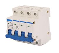 Bewinner Disyuntor de Corriente RCCB 4P 32A 400V, Disyuntor en Miniatura DZ47-63, Capacidad de Ruptura 6KA Protección contra Fugas de 30 MA, Protección contra Sobrecargas y Cortocircuitos para el