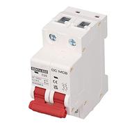 Bewinner Disyuntor en Miniatura 20A 2P DC1000V Disyuntor Fotovoltaico de Capacidad de Ruptura 6000A con Carcasa Pa66 para Protección contra Sobrecargas y Cortocircuitos Fotovoltaicos