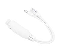 Bewinner Divisor PoE de 48V a 12V, Módulo de Fuente de Alimentación de Cable Adaptador Impermeable para Cámaras IP, Compatible con Estándar IEEE802.3af/at con Salida de 15W