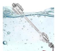 Bewinner Doble Flotador de Interruptor de Nivel de Agua Sensor 250mm | Acero inoxidable 304, contactos de lengüeta doble, controlador de nivel de líquido, control de sumidero de piscina de