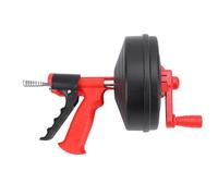 Bewinner Drain Snake Manual o con Taladro - Resorte de Acero Al Manganeso 65, Removedor de Obstrucciones Flexible y de Alta Dureza para Inodoro, Cocina, Fregadero, Bañera (ABS, acero al manganeso 65