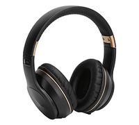 Bewinner EL-B4 Auriculares Inalámbricos Plegables para Casco, Auriculares Deportivos Bluetooth 5.0 con Micrófono, Controladores de 40 Mm para Juegos, Teléfono, Recargables, Tiempo de Reproducción de