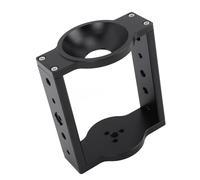 Bewinner Elevador de Tazón con Cabeza de Trípode de 75 Mm, Convertidor Adaptador Plano a Tazón de Media Bola de Aluminio, Elevación de de 5.3 Pulgadas para Trípode de Cámara de Video Deslizador de