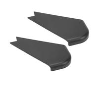 Bewinner Embellecedor de Cubierta de Esquina Deslizante para RV, 2 uds., Tapas Decorativas de Plástico ABS Blanco Resistentes a la Decoloración para Esquinas Deslizables de Remolque (Black)