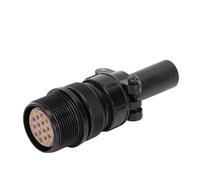 Bewinner Enchufe de Aviación de 14 Pines, Paquete de 2 para Soldador TIG 136960 152369, Conector Hembra, Conector de Alimentación de Soldadura de Aleación de Aluminio para Control Remoto de Corriente