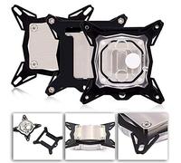 Bewinner Enfriador de CPU Líquido, Kit Universal de Enfriamiento de Bloque de Agua de Enfriamiento de Mini Computadora de 0.3mm, Equipado con una Luz LED, Indica el Estado de Trabajo,