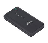 Bewinner Enrutador de Punto de Acceso Móvil 5G WiFi 6 para Viajes, Dispositivo WiFi Portátil Desbloqueado de 1,25 Gbps con Ranura SIM, 16 Dispositivos, Cobertura Internacional, Batería de 4000 MAh