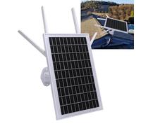 Bewinner Enrutador Módem 4G LTE con Energía Solar con Energía Solar con Ranura de Tarjeta SIM, Enrutador WiFi Al Aire (Versión Europea (b1/3/7/8/20/28a/40 b1/8))