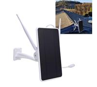 Bewinner Enrutador Módem 4G LTE con Energía Solar con Energía Solar con Ranura de Tarjeta SIM, Enrutador WiFi Al Aire Libre IP66 con Panel Solar de 6W, Cobertura (Versión Europea (b1/3/7/8/20/28a/40