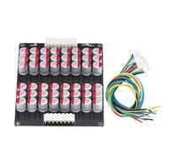 Bewinner Equilibrador de Ecualizador Activo de 12S a 16S, Ecualizador de 1,8 V a 4,5 V 0 a 5,5 a Lifepo4 Li-Ion Litio Lipo Board con Cable, Lithium Lipo LTo Energy Transfer Board para LTO, LPO, LFP