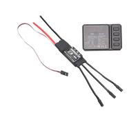 Bewinner ESC sin Escobillas para Aviones Modelo RC, Controlador de Velocidad Eléctrico de 30 A con Tarjeta de Programación, Admite Entrada LiPo 3-4S y Salida BEC de 5 V 2 A