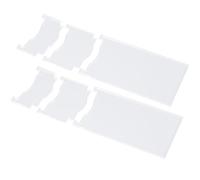 Bewinner Espaciador de Pared para Muebles de Acrílico Ajustable, Tapón Duradero para sofá y Cama para el Hogar, Sala de Estar, Dormitorio, Oficina, 2 Juegos