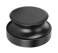 Bewinner Estabilizador de Disco Giratorio, Peso Récord y Abrazadera de Aleación de Aluminio, Reductor de Vibración para Tocadiscos de Vinilo, Estabilizador HiFi para Discos Deformados (Black)