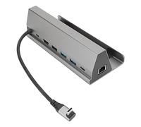 Bewinner Estación de Acoplamiento USB Tipo C 7 en 1, Adaptador Multipuerto USB C con HDMI, 2 USB 3.0, USB 2.0, USB C, 1000 Mbs RJ45, Puerto de Carga PD de 100 W, para Surface para DELL