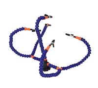 Bewinner Estación de Manos Amigas para Soldar, Soporte para PCB de 5 Garras, Herramienta de Brazos de Tercera Mano, Pinza de Cocodrilo Giratoria Flexible para Electrónica, Joyería, Reparación (BLUE)