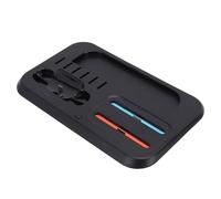 Bewinner Estación Organizadora de Base de Carga Compatible con 2, Soporte de Cargador de Controlador con Luces RGB, Indicadores LED, 6 Ranuras para Tarjetas de Juego, Base de Carga