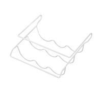 Bewinner Estante para Vino para Refrigerador Inodoro, Soporte para Vino para Refrigerador de Metal Engrosado, Fuerte Capacidad de Carga, Brillo Pulido, Organizador Compacto de Botellas de de 13 X