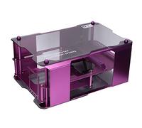 Bewinner Estuche ATX Premium Estuche para Juegos para PC, Mini Chasis para Juegos ATX Matx Open Style Refrigerado por Agua, Paneles De Vidrio Templado Estuche para PC para Juegos Chasis