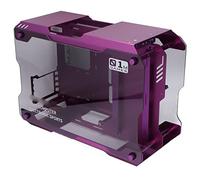 Bewinner Estuche ATX Premium para Juegos De PC De Torre Media, Paneles De Vidrio Templado Estuche para PC para Juegos Chasis De Computadora, Mini Chasis para Juegos ATX Matx Open Style