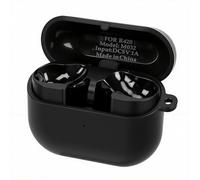 Bewinner Estuche de Carga de Repuesto para Buds 3 FE Estuche Cargador de Auriculares Inalámbricos con Indicador LED, Carga Rápida USB C, Batería de 590 MAh (Black)