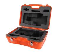 Bewinner Estuche de Transporte para Prismas, Diseño de Doble Cerradura, Estuche de Instrumentos Topográficos Liviano de PP de Alta Tenacidad para Almacenamiento de Estaciones Totales, Bolsa de Viaje