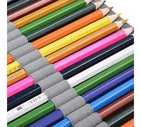 Bewinner Estuche Organizador de Gran Capacidad con 150 Ranuras, Bolsa para Bolígrafos con Cremallera de Tela y Cuero PU para Materiales de Arte, Lápices de Colores, Bocetos (Pink)