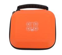 Bewinner Estuche Portátil Resistente Al Agua con Bolsa de Almacenamiento para Drones con Carcasa Dura de PU para Entusiastas de los Drones en Movimiento (Orange)