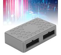 Bewinner Expansor de Puerto Dual USB 3.2 Gen1 de 5 Gbps, Adaptador de Tarjeta de Expansión USB Tipo E de 19 Pines para PC, Concentrador de Montaje Magnético con Chip GL3510, Diseño Que Ahorra Espacio
