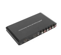Bewinner Extractor de Sonido óptico Earc, Adaptador de Sonido DAC de 192 KHz Convertidor óptico a 3,5 Mm para TV Home Theatre 7.1 5.1 2.0 Canales HD Extractor de Audio Aleación de