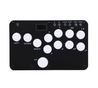 Bewinner Fight Stick Ultimate RGB Light Effects Controlador de Baja Latencia para Steam Deck y Negro 12 Teclas