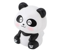 Bewinner Figura de Panda con Asentimiento Solar para Salpicadero de Coche, Decoración de Riqueza de la Suerte con Energía Solar, Adorno de Escultura de Animal con Asentimiento Automático para el