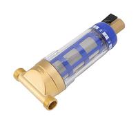 Bewinner Filtro de Agua de Sedimentación Ciclónica de Cobre Puro G1/2 Pulgadas para Toda la Casa, Filtro de Sedimentos de 40-60 um de Alta Precisión para Lavadora y Calentador de Agua, Larga Vida