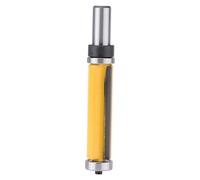 Bewinner Fresa Recta de 19 Mm Vástago de 12,7 Mm para Borde de Madera | Cortador con punta de carburo, revestimiento resistente al calor, broca de acabado suave, uso en máquina de grabado