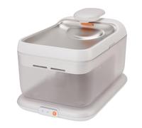 Bewinner Fuente de Agua Inteligente Inalámbrica para Mascotas, Dispensador de Acero Inoxidable de 4,5 L para Gatos y Perros Grandes, Flujo de Agua de Circulación Suave, Fácil de Limpiar