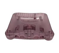 Bewinner Funda de Repuesto N64, Carcasa Translúcida Rosa Morada, Carcasa Protectora para Consola 64 con Botones y Destornillador, Juegos Retro de Fácil Instalación