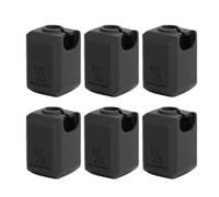 Bewinner Funda de Silicona Hotend de 6 Piezas para Impresora 3D SNAPMAKER U1, Piezas de Repuesto de Funda Aislante a Prueba de Altas Temperaturas, Protección de Bloque de Calor, Accesorios de
