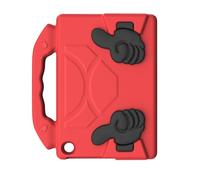 Bewinner Funda MAX 11 - Funda Protectora EVA a Prueba de Golpes con Asa Giratoria, Soporte, Antiarañazos y Lavable - Rosa (Rojo)