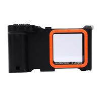 Bewinner Funda para Teléfono de Buceo con Snorkel Subacuático para 17 16 15 14 13 Pro MAX Plus, IP68 a Prueba de Agua 15 M / 50 Pies, Obturador Bluetooth para Foto y Video - Gris Naranja (Naranja