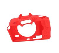 Bewinner Funda Protectora de Silicona Suave para M50 M50II, Funda Antideslizante para Cámara a Prueba de Golpes con Recortes Precisos y Botones Elevados, Cubierta Negra Ajustada (Rojo)