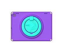 Bewinner Funda Protectora EVA A Prueba De Golpes para HD10 con Soporte Giratorio, Funda Lavable, Recortes Precisos, Anticaídas Y Antirrayas - Negro (Morado Claro)