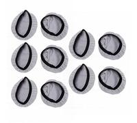 Bewinner Fundas Lavables para Auriculares, 5 Pares, Protectores de Almohadillas Elásticas para QC15, QC25, QC35, QC35 II, QC45, WH-1000XM2 XM3 XM4 XM5, Crusher Hesh, MDR-7506, Reutilizables (Grey)